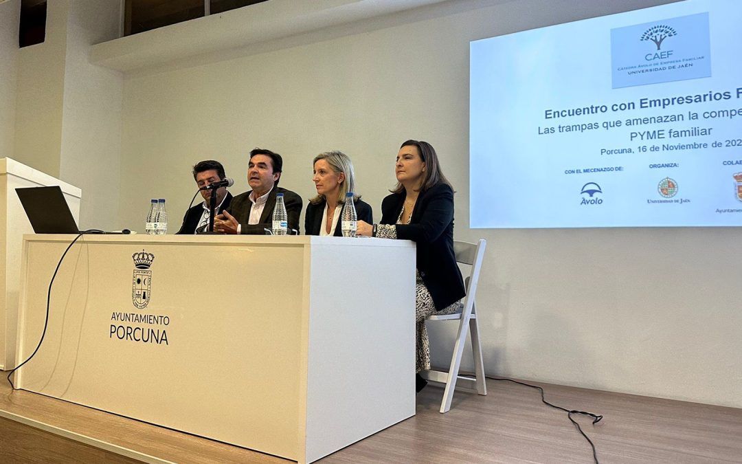 Encuentro con empresarios familiares en Porcuna